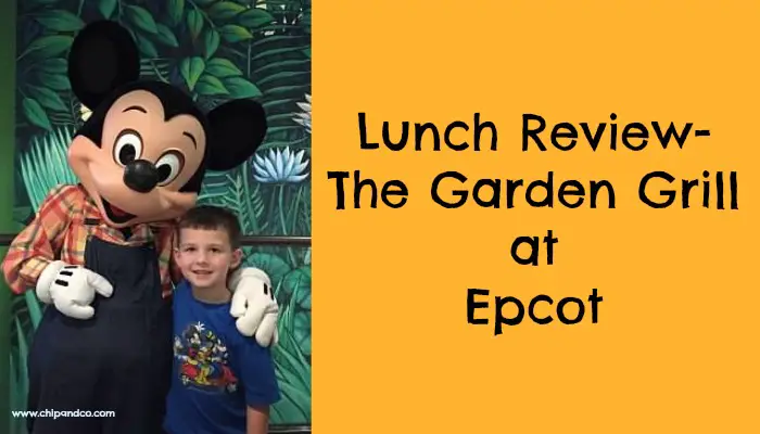 The Garden Grill in Epcot is now featuring character breakfast and lunch