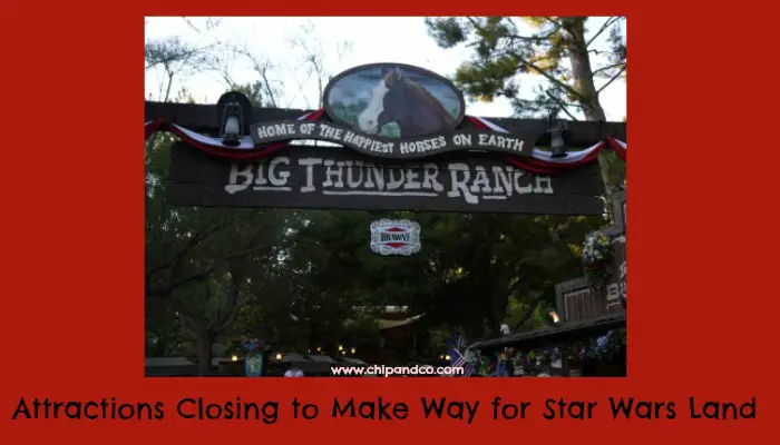 Several Attractions to Close to Make Way for ‘Star Wars’ Land at Disneyland