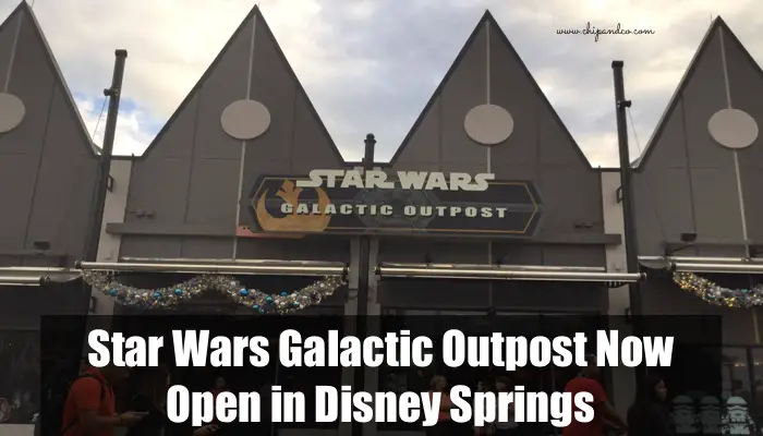 Star Wars Galactic Outpost Now Open in Disney Springs