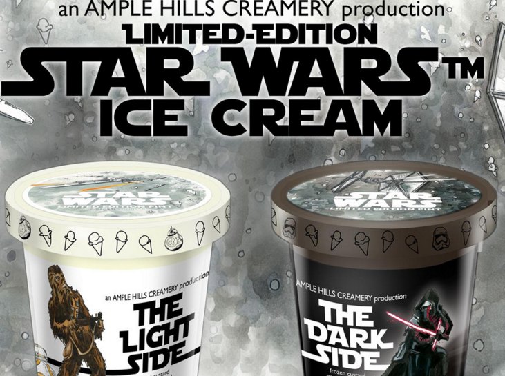 Brooklyn Ice Cream Shop will have 2 new Star Wars Themed Ice Cream Flavors!