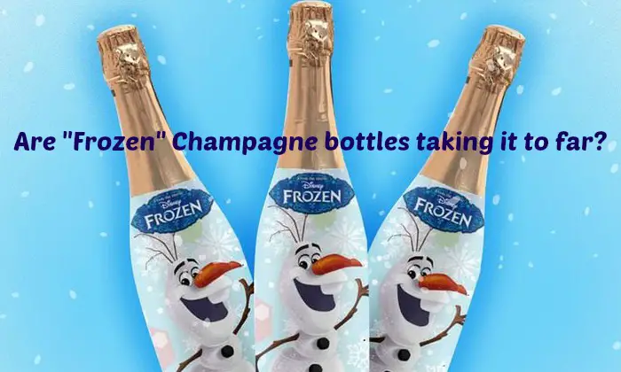 Are “Frozen” Champagne bottles taking it to far?
