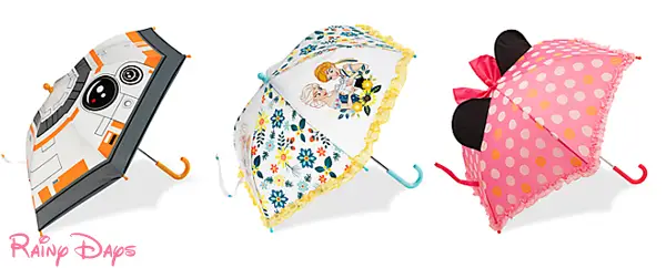 Stay Dry with New Character Umbrellas at The Disney Store