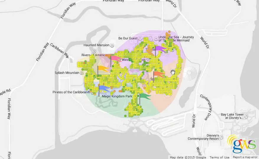 Where does wireless work the Best at Walt Disney World