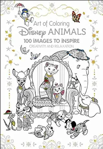 Cover for New Disney Animals Coloring Book Revealed