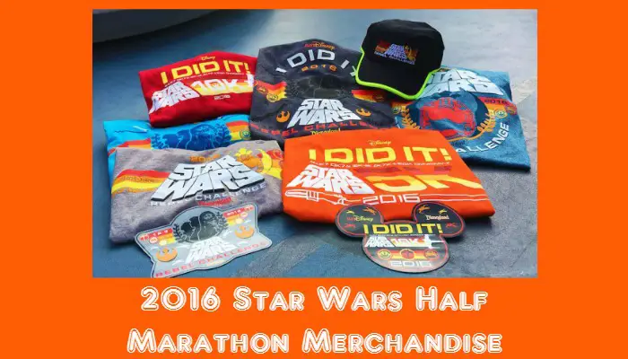 2016 Star Wars Half Marathon Weekend Merchandise at the Disneyland Resort