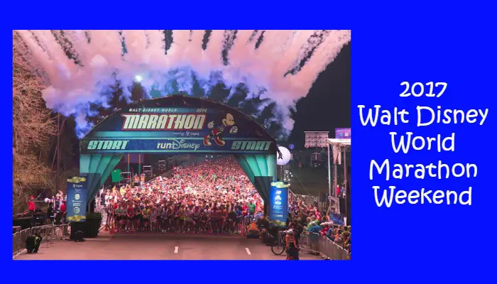 2017 Walt Disney World Marathon Weekend Dates