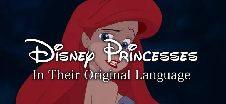 Disney princesses singing in their native language