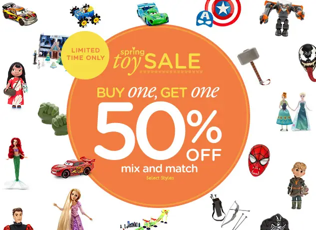 Build the Best Baskets Ever with the Buy One, Get One 50% off Toys Sale at Disney Store