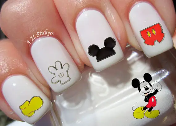 The Creme Shop Minnie Mouse Nail Decal + Polish Set