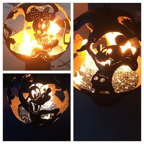 Amazing Custom Designed Disney Steel Fire Pits