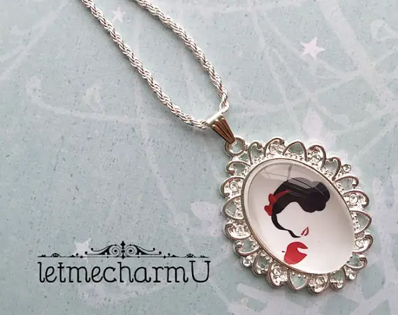 Charmingly Sweet Disney Character Silhouette Necklaces
