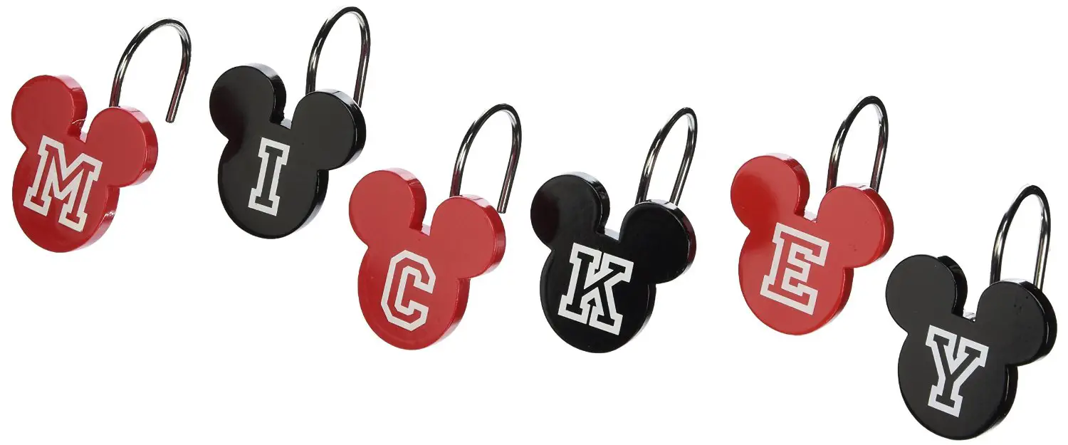 Fun Shower Hooks for a Perfectly Disney Themed Bathroom