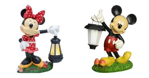 Light Up With These Adorable Mickey and Minnie Disney Garden Lanterns