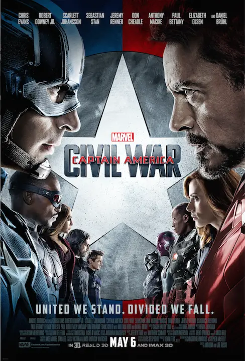 New Trailer Released Today for “Captain America: Civil War”