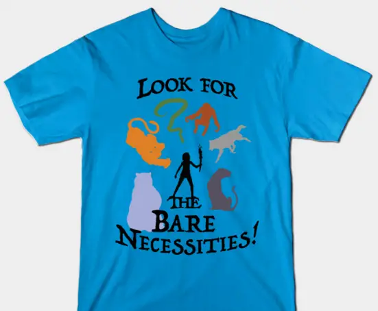 Jungle Book: Look for the Bare Necessities Shirt Campaign