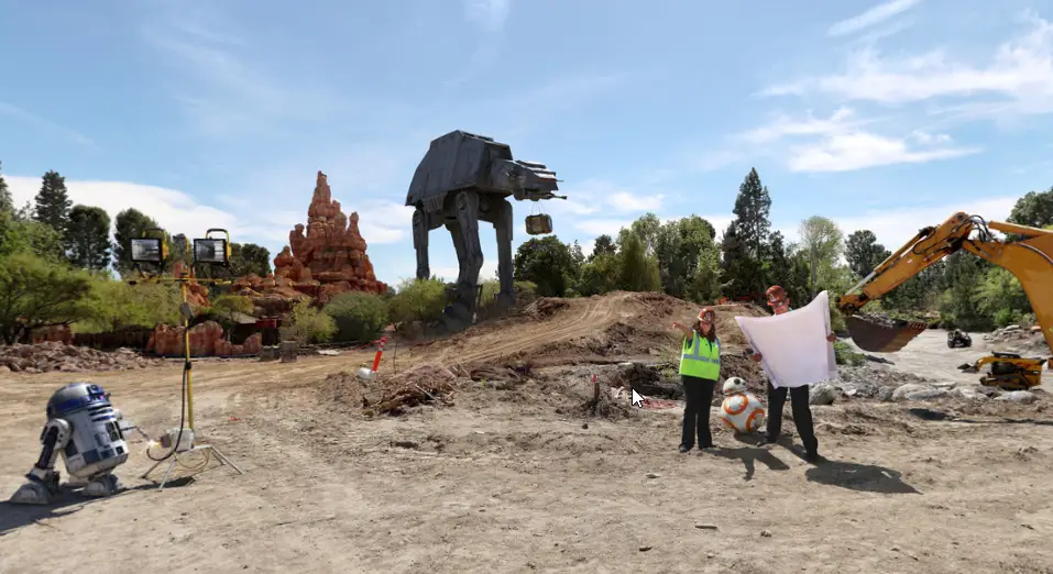 Disney Breaks Ground on Star Wars Land- Check out this 360 View