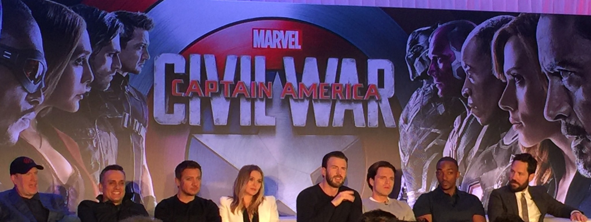 Captain America: Civil War Press Conference- Team Captain America