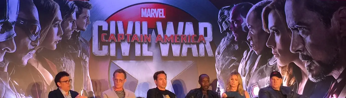 Captain America: Civil War Press Conference – Team Iron Man