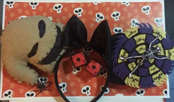 Fantastically Detailed The Nightmare Before Christmas Mouse Ears
