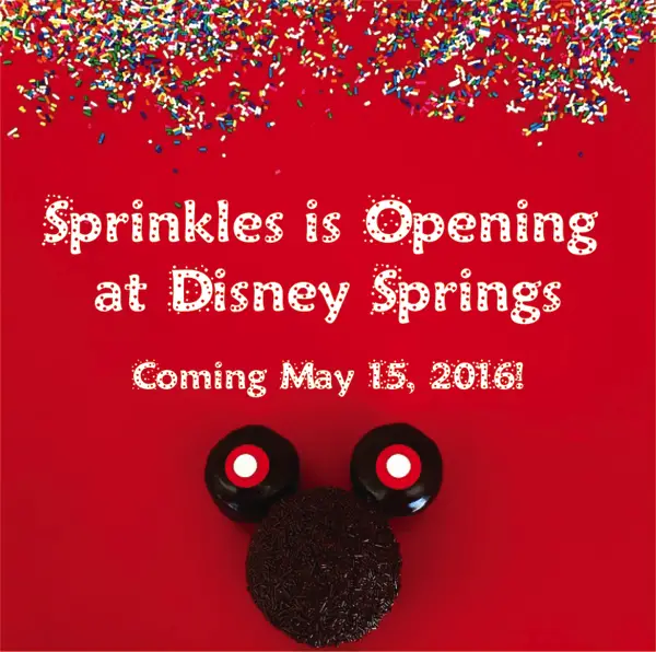 Sprinkles Cupcake shop & ATM set to open May 15th in Disney Springs