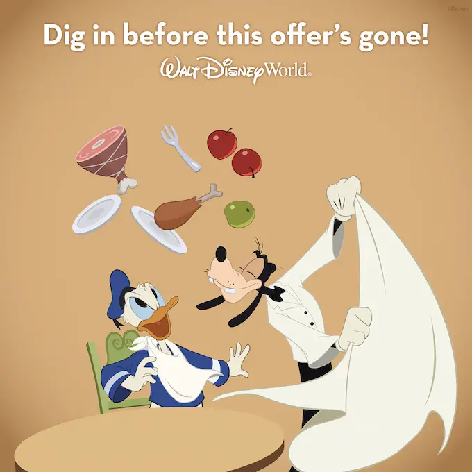 Free Dining Offer Confirmed by Disney!