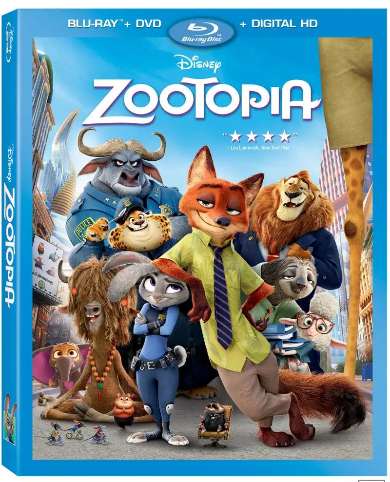 Blu-Ray Review – Disney’s Zootopia