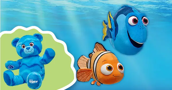 New Finding Dory Build-A-Bear Characters Available Now