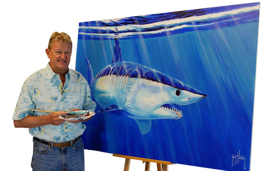 Guy Harvey To Paint Mural At SeaWorld Orlando’s Shark Wreck Reef
