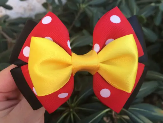 Accessorize in Style with a Fun Minnie Mouse Inspired Hair Bow