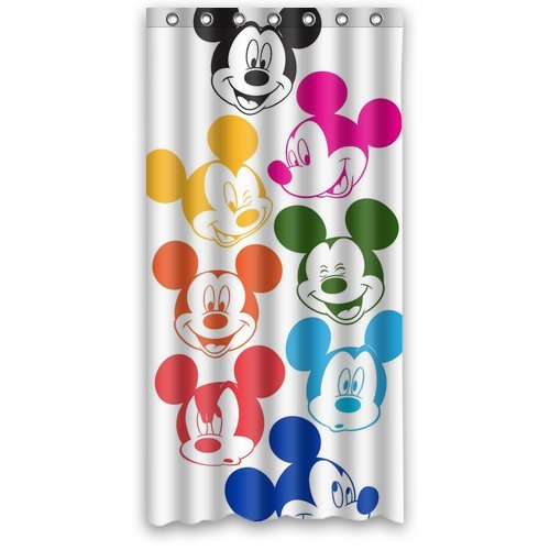 Disney Find- Colorful Retro Mickey Shower Curtain