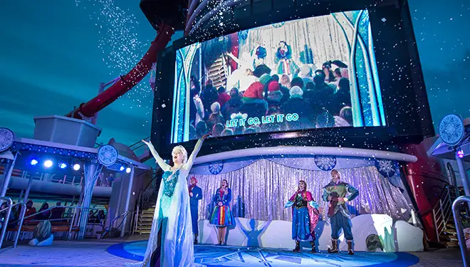 Day of Frozen Fun Aboard Disney Wonder and Disney Magic This Summer