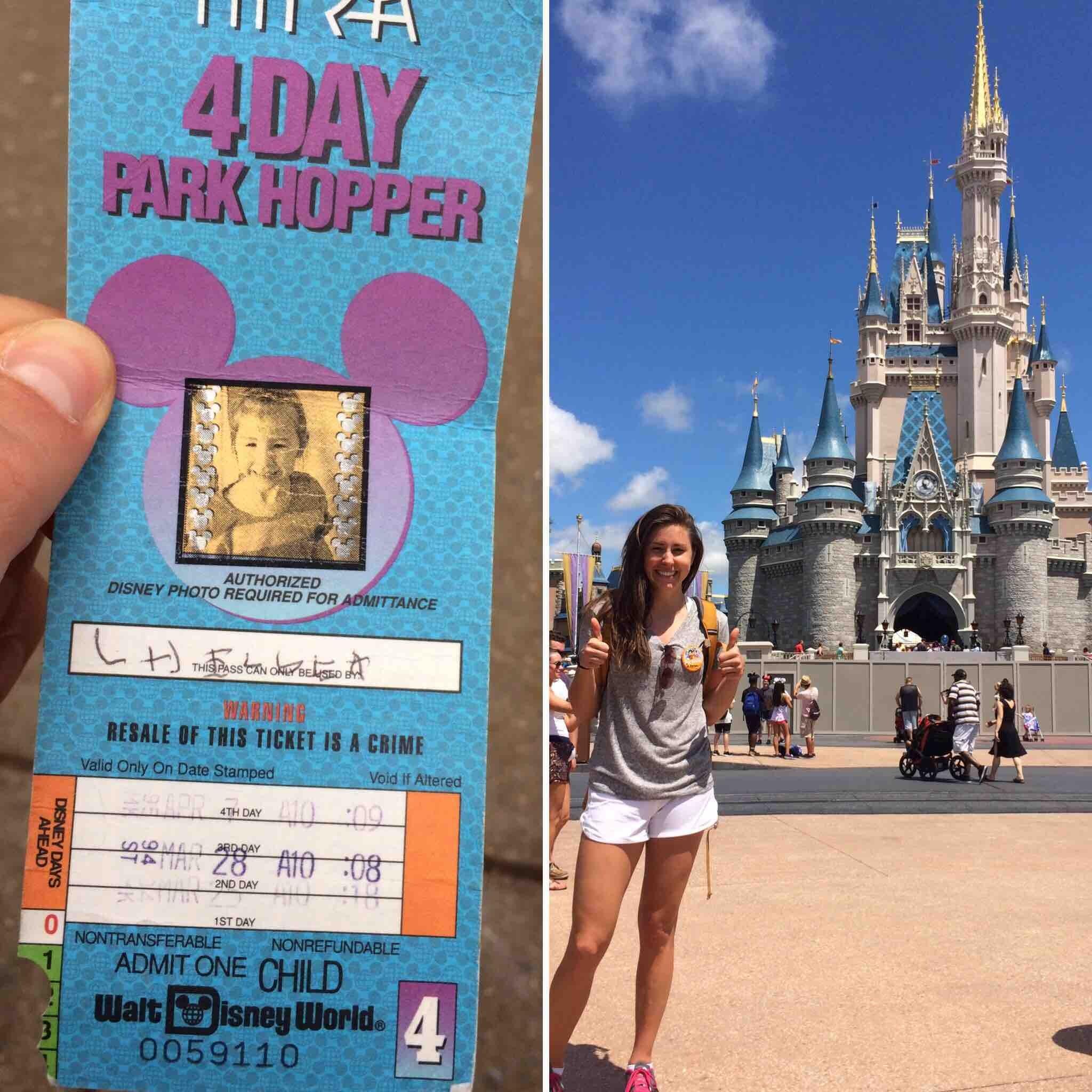 Girl gets into Disney World with unused ticket from 1994!