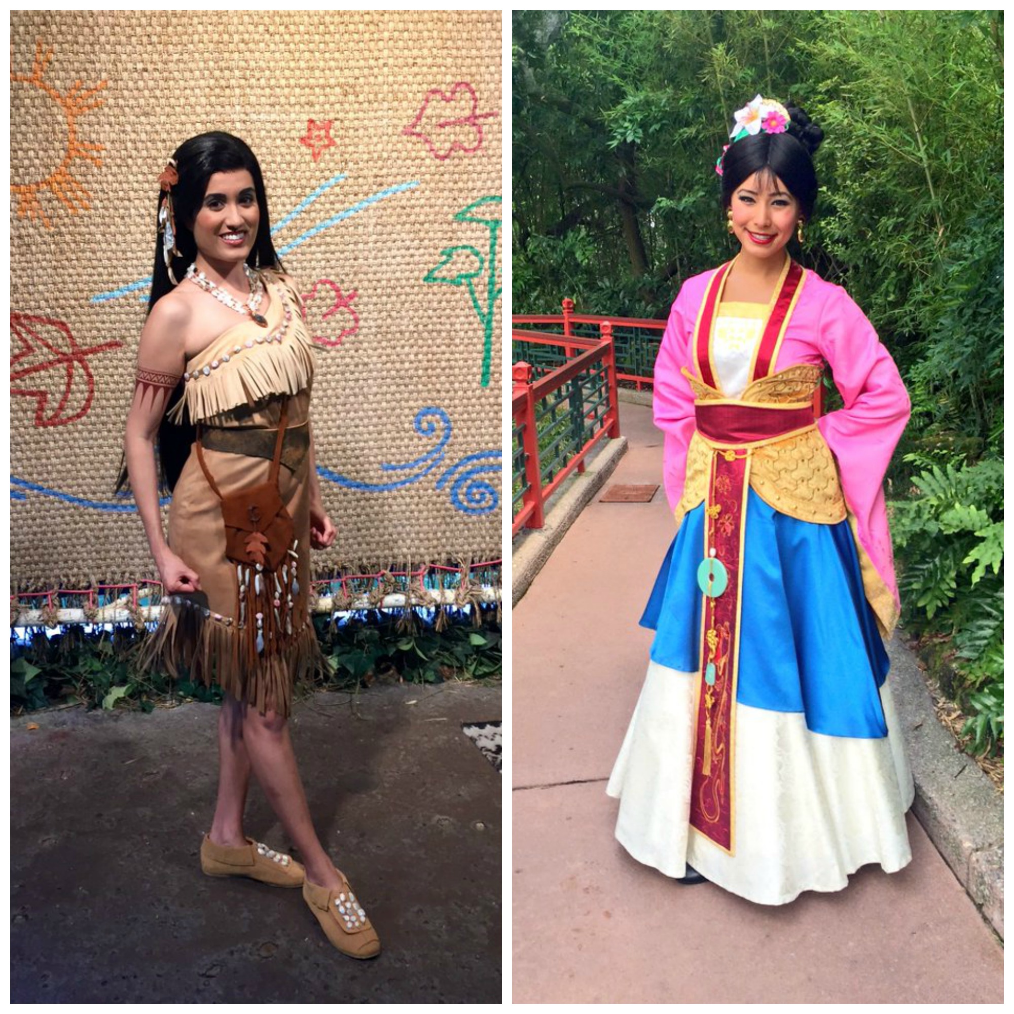 New Look for Pocahontas and Mulan at Walt Disney World