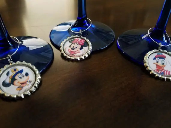In love with these Disney Wine Charms