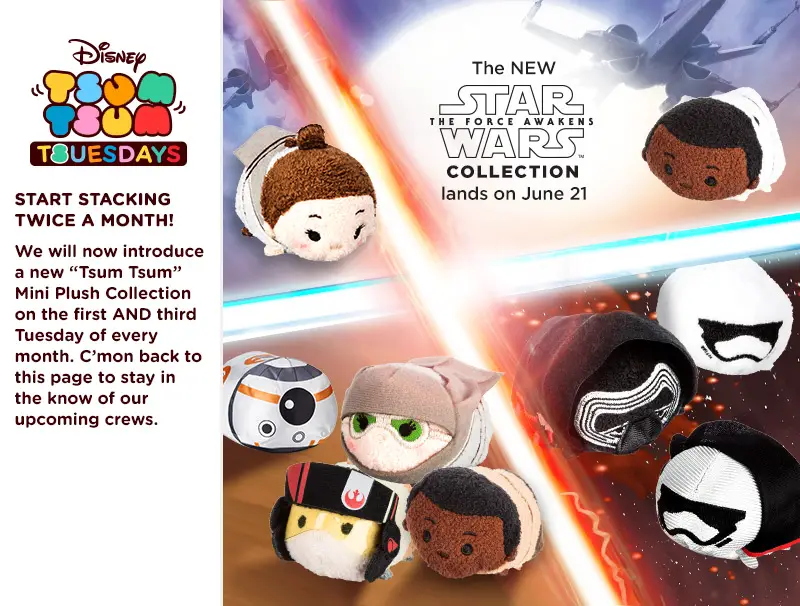 Star Wars The Force Awakens Tsum Tsum Collection Coming Soon Chip