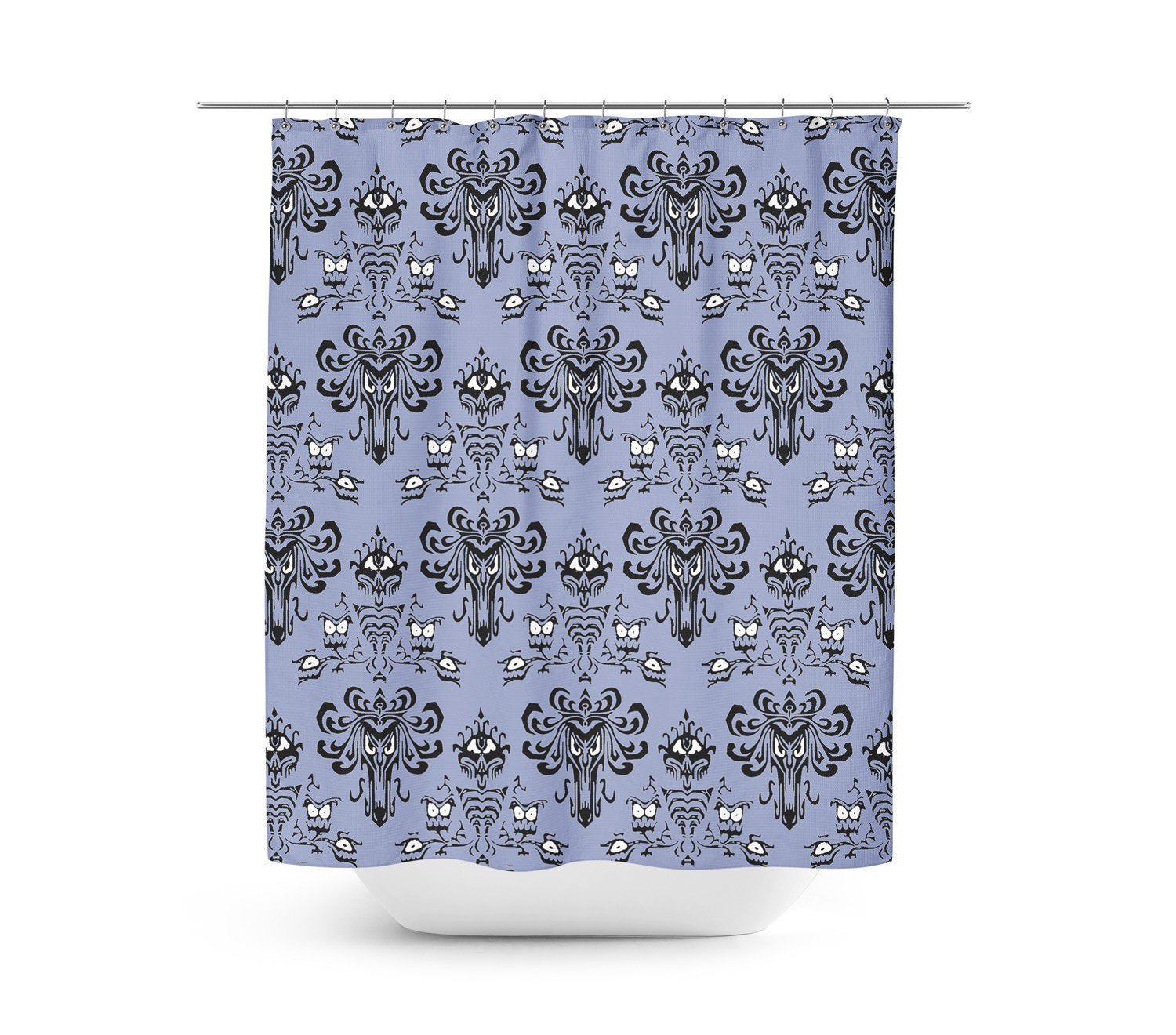 Hauntingly Beautiful Haunted Mansion Shower Curtain