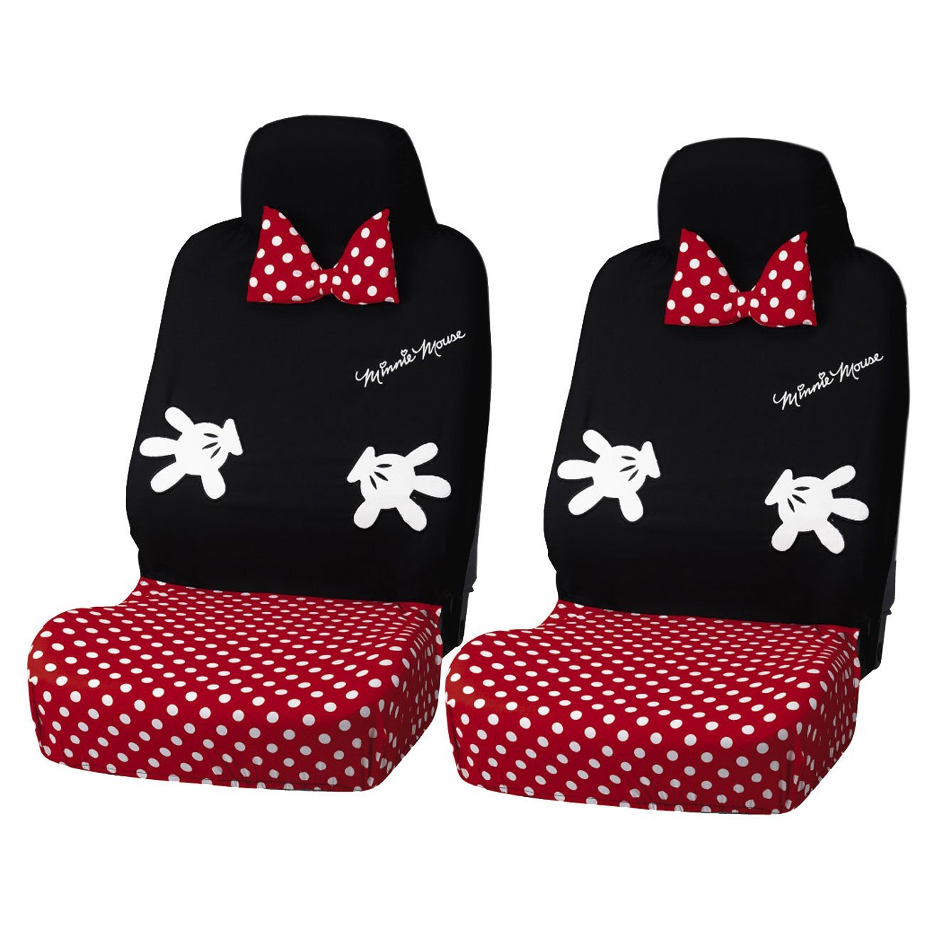 Absolutely Lovely Minnie Seat Covers For a Disney Themed Car