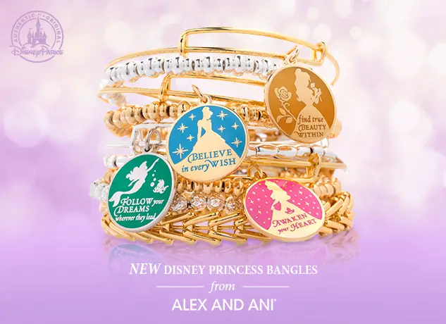 New Alex & Ani Words Are Powerful Princess Collection