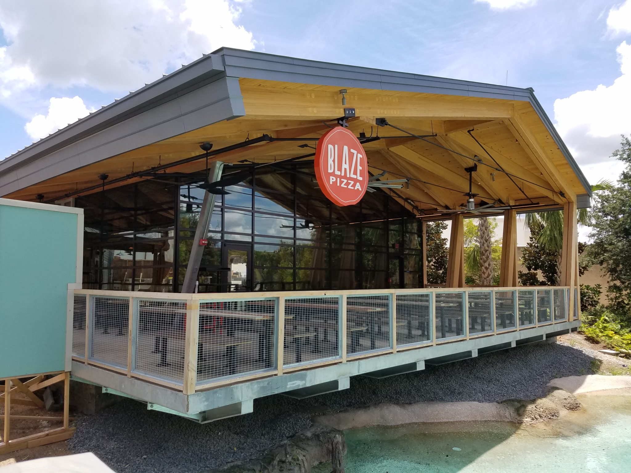 Signs Are Up For Blaze Fast-Fire’d Pizza Opening This Summer at Disney Springs