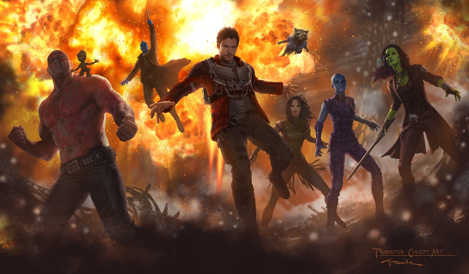 New Concept Art From Marvel’s Guardians Of The Galaxy 2