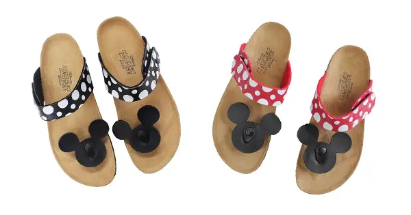 Stylish Polka Dotted Mickey Mouse Sandals