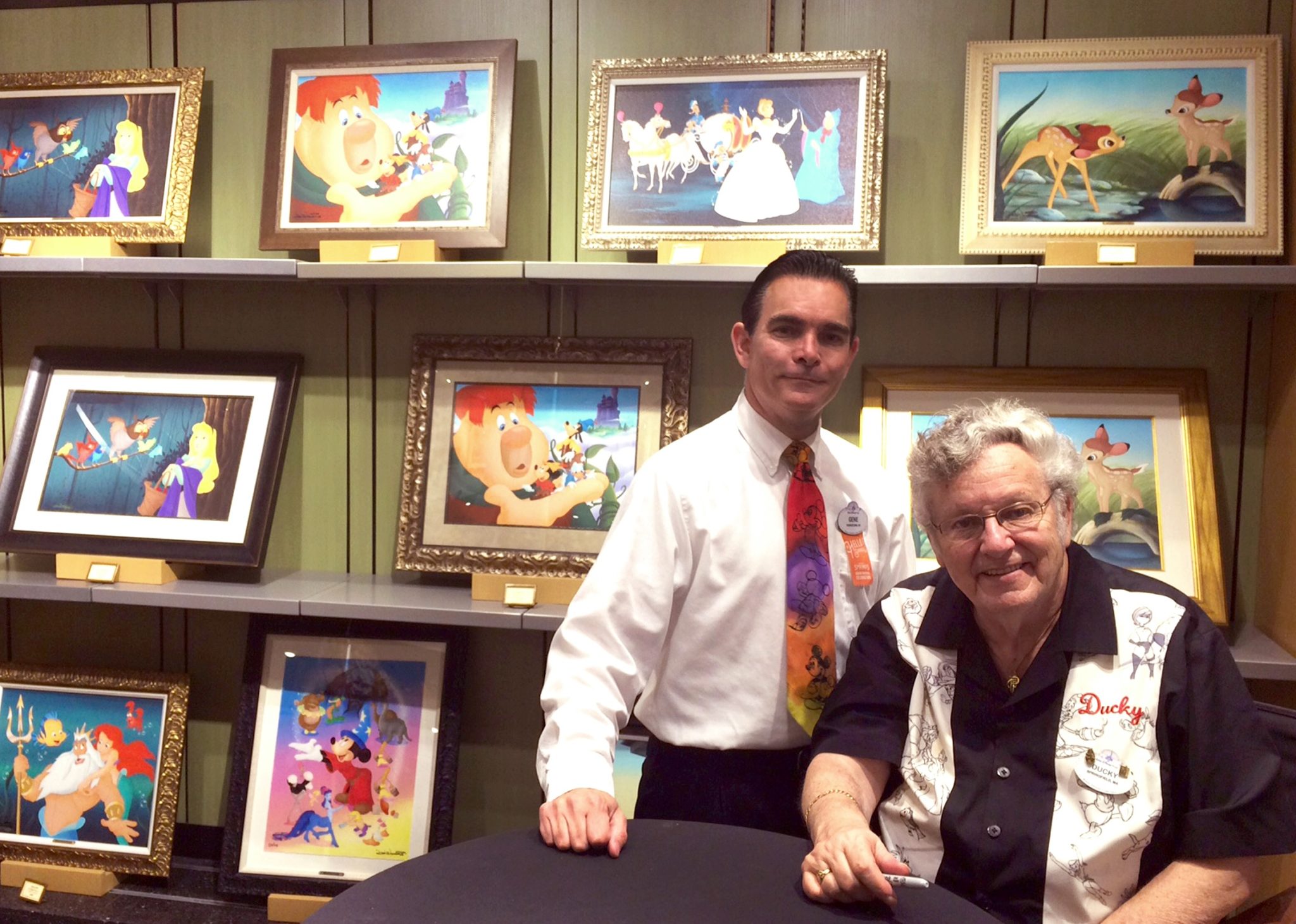 Meet Disney Artists Don “Ducky” Williams & Gene Gonda at The Art of Disney