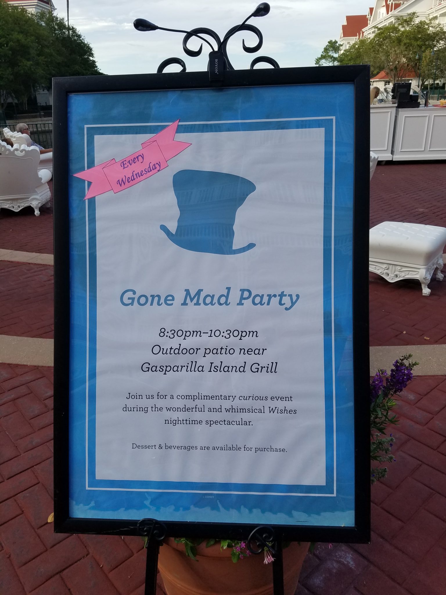 Journey to Wonderland at Grand Floridian’s Gone Mad Party