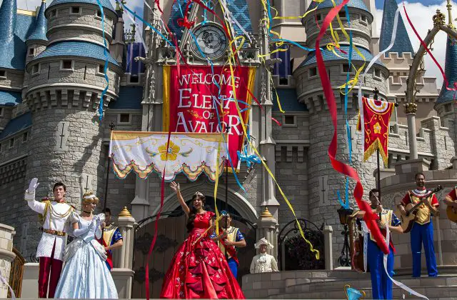 The Princess Elena of Avalor Royal Welcome Performance will be Held Daily through August 27th