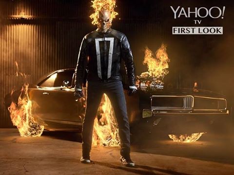 Marvel Television and ABC have released first look of Ghost Rider from Agents of S.H.I.E.L.D