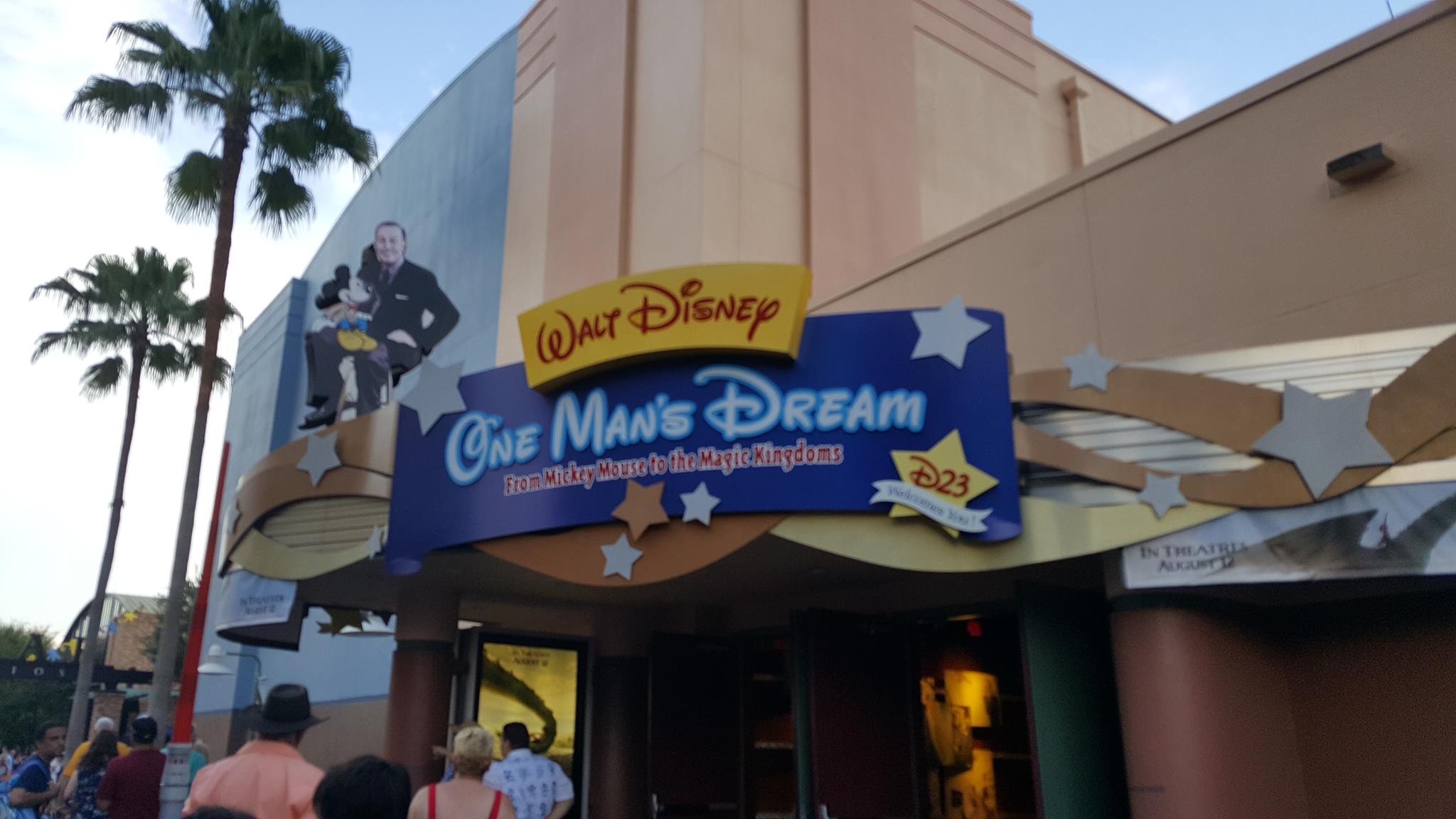 Dr. Strange preview being shown at Hollywood Studios “One Man’s Dream” Attraction