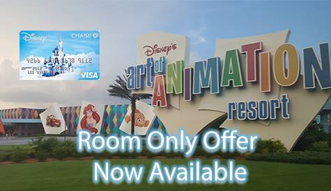 Room Only Discount released for Winter 2017 for Disney Visa Cardmembers