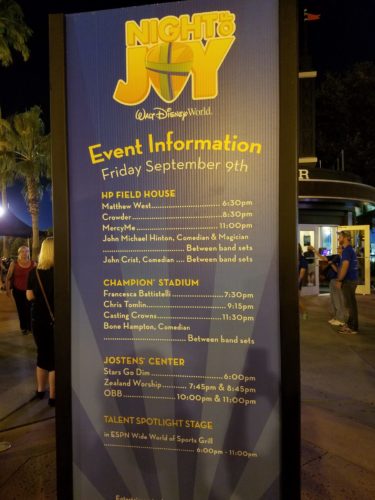 Disney's Night of Joy 2016 Event and Venue Change Review
