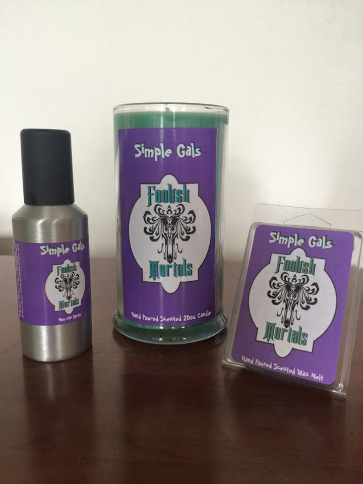 Foolish Mortals, Ghostly Haunted Mansion Candles and Melts