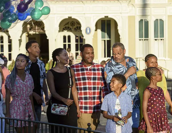 The gang from ABC’s black-ish visit Walt Disney World